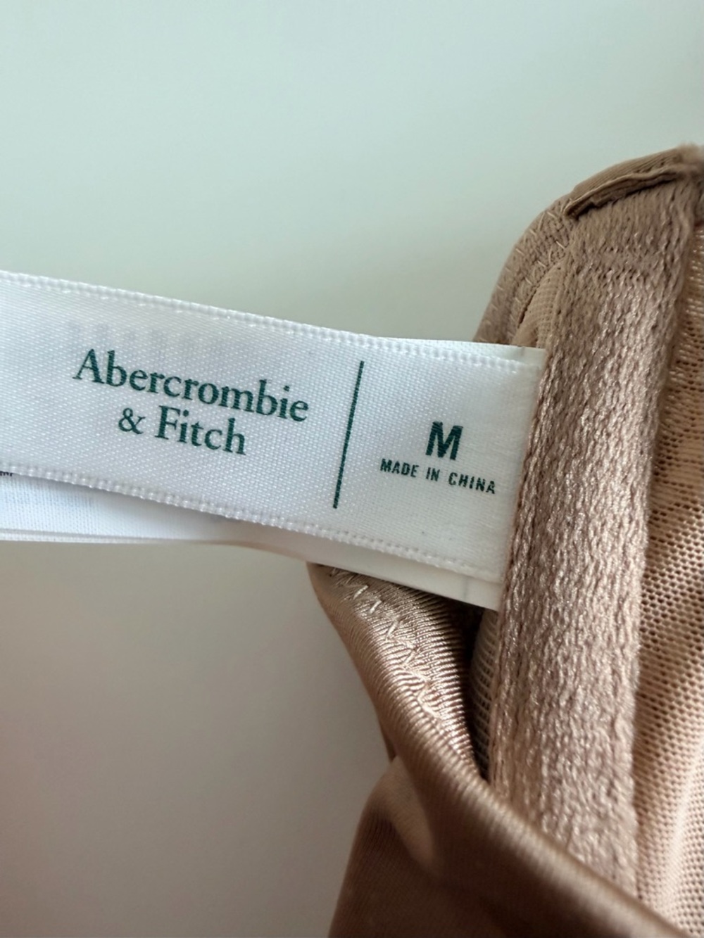 Abercrombie & Fitch Nude/Tan Lace Longline Bra Top - Picture 4 of 5
